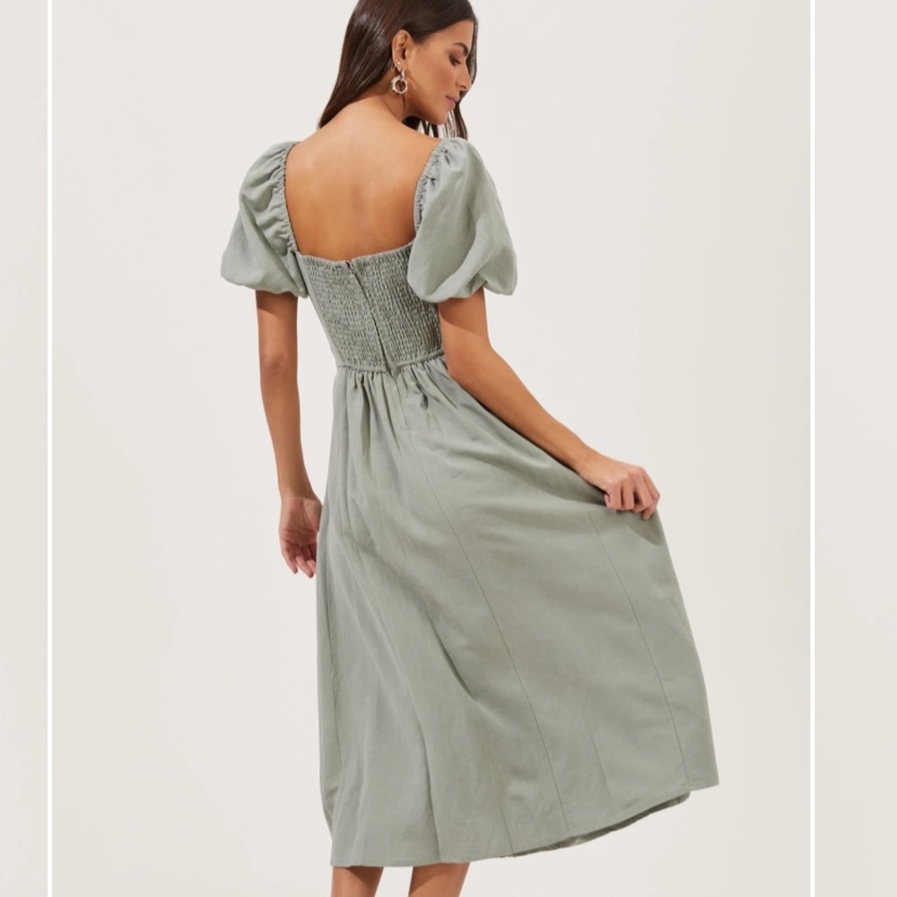 NWT ASTR The Label Short Bubble Sleeve Dress